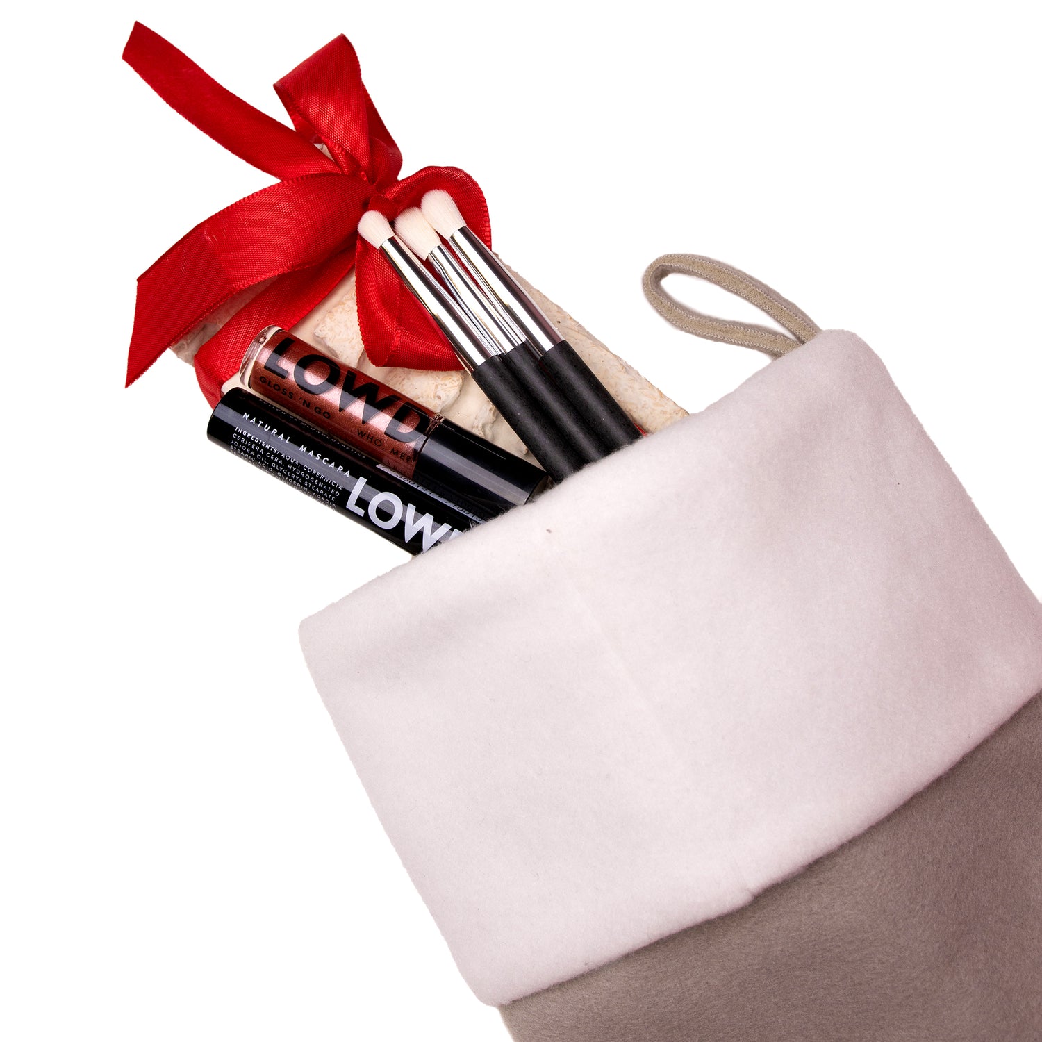 XMAS STOCKING - Gloss, Mascara &amp; Brushes